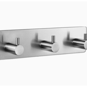 Percha triple adhesiva satinada