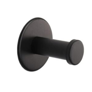Percha adhesiva negro mate