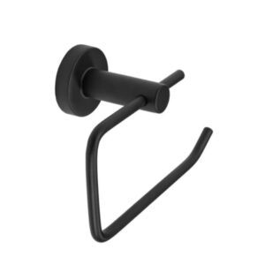 Porta rollo negro mate