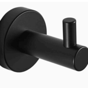 Percha simple negro mate