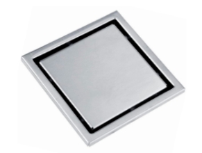 Rejilla de Drenaje Oculto 10x10 Acero Inoxidable Satinado Anti Plaga