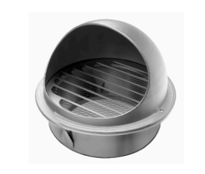 Rejilla de Ventilación para Extractor de Baño y Cocina Acero Inoxidable SOM01