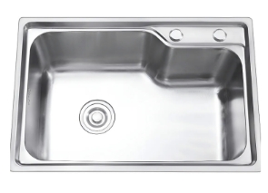 Bacha cocina completa acero inoxidable 42x56x20 cm